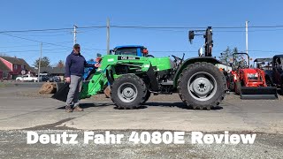 Deutz Fahr 4080E Utility Tractor [upl. by Nafis620]