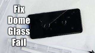 Galaxy S9 Whitestone Dome Glass Install Fail amp Fix [upl. by Yerfdog683]