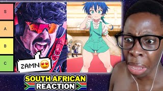 Anime Ranked by an Idiot Spring 2024 Scamboli Reviews  South African Reaction 🇿🇦 [upl. by Asilrak]