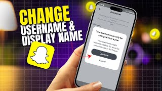 How to Change Username and Display Name on Snapchat  Update Snapchat Profile Name [upl. by Shaikh531]