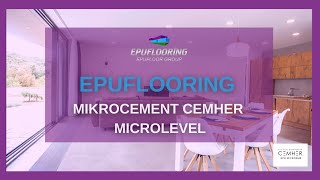 Mikrocement Cemher MicroLevel  Dobry do efektu sztukaterii  Epuflooring [upl. by Fenelia269]