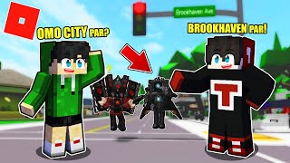 NAKAKITA KAMI NI ESONI NG TITAN CAMERAMAN SA KAKAIBANG OMOCITY SA ROBLOX   Brookhaven  ROBLOX [upl. by Phene28]