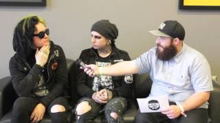 Motionless In White Interview  Upcoming Album  Punk Goes  Warped Tour [upl. by Atihana683]