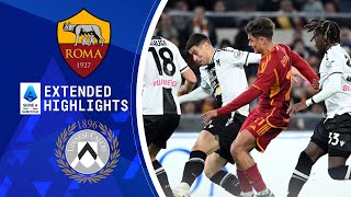 Roma vs Udinese  Extended Highlights  Serie A  CBS Sports Golazo [upl. by Ssew704]