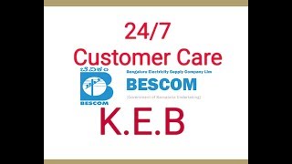 BESCOM CUSTOMER CARE TOLL FREE NO  KEB [upl. by Underwood336]