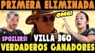 ¡PRIMER ELIMINADA REVELAN EL COLOR  VERDADEROS GANADORES VILLA 360 [upl. by Johnathan]