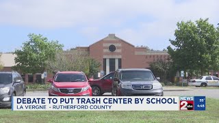 Debate over putting trash center by Rutherford County school [upl. by Gerdy]