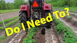 Fertilizing And Hilling Potatoes [upl. by Baecher]