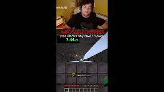 Doing the HARDEST MINECRAFT DROPPER [upl. by Axia]