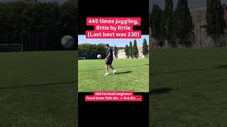 45 times juggling little by little Last best was 230 [upl. by Nosae122]