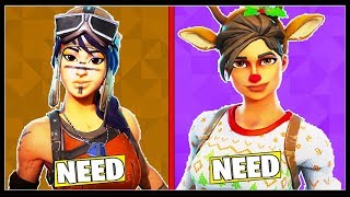 10 SKINS WE ALL NEED In FORTNITE These Are So Rare [upl. by Sdlonyer132]