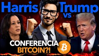 HARRIS VS TRUMP en la CONFERENCIA BITCOIN [upl. by Ahron]