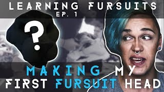 MAKING MY FIRST FURSUIT HEAD  Learning Fursuits Ep 1 [upl. by Knighton817]