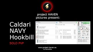 eve online  Caldari Navy Hookbill SOLO pvp [upl. by Eidnil]