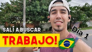 🇻🇪 Buscando trabajo en Brasil  Florianópolis SC 🇧🇷  DÍA 1 [upl. by Nassi]