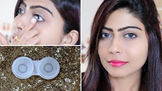 How to wear Contact Lens with Tips Easy way  Rinkal Soni [upl. by Sparhawk]