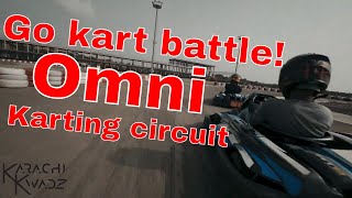 FPV Go Kart battle Omni Karting circuit  FPV Pakistan Karachi Quads [upl. by Eniledam317]