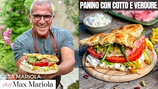 PANINO CON PROSCIUTTO COTTO e VERDURE 😍 Leggero e Delizioso  Ricetta di Chef Max Mariola [upl. by Assirol203]