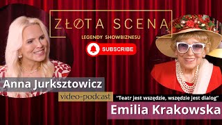 Emilia Krakowska Teatr jest wszędzie wszędzie jest dialogquot Legendy Showbiznesu 8 [upl. by Carper]