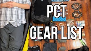 PCT 2022 Gear List [upl. by Orgell]