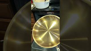 Seasoning a Stainless Steel AllClad Pan to Improve NonStick Properties [upl. by Shyamal]