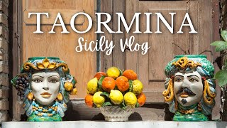 Is This the Most Beautiful Town in Italy Taormina Sicily Vlog  Top Things to do and Tips [upl. by Beaver]