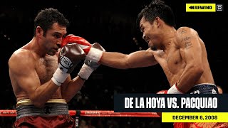 FULL FIGHT  Oscar De La Hoya vs Manny Pacquiao DAZN REWIND [upl. by Meer716]