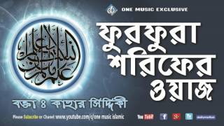 Bangla Waz  Furfura Sharif  Maulana Kahar Siddiki  Bangla Tafsir [upl. by Cirtemed]