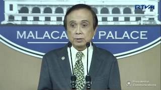 Press Conference by Presidential Spokesperson Abella and NEDA Secretary Pernia 8232016 [upl. by Corine]