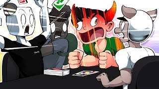 UNO but everyone just yells at each other UNO Funny Moments [upl. by Nilyak]