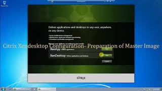 Citrix Xendesktop Configuration Preparing master Image  By ITLearning LAB [upl. by Ingeborg510]