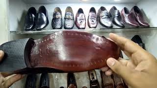 Leather craft shoes hand made shoes w wholesale sale price whats app number 03154768966 [upl. by Yzeerb]