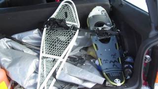 US Military magnesium amp Tubbs Xplore snowshoes [upl. by Nyleek408]