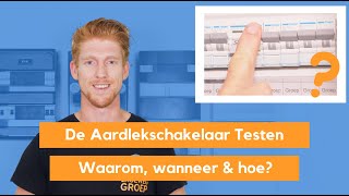 De Aardlekschakelaar Testen  Waarom en hoe test je een Aardlekbeveiliging ook aardlek automaat [upl. by Philly]