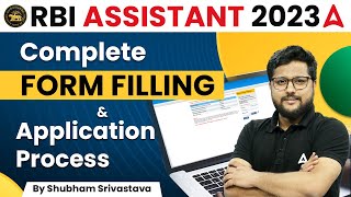 RBI Assistant Form Fill Up 2023  RBI Assistant Online Form 2023 Kaise Bhare  Complete Process [upl. by Soisanahta]