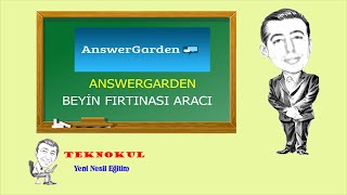 AnswerGarden Web2 Aracı Tanıtımı [upl. by Einaj]