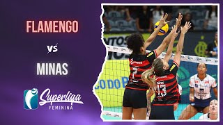 Sesc Flamengo x Minas  MELHORES MOMENTOS  Superliga Feminina 2425 [upl. by Alisan]