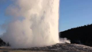 Old Faithful Geyser eruption Yellowstone NP [upl. by Rehposirhc173]