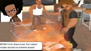 I made Huey freeman in a school game massacred ￼ [upl. by Ynej631]