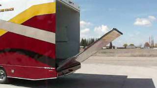 Powerhouse Trailer wRemote Control Hydraulic Ramp and Low Load Angle [upl. by Udele]