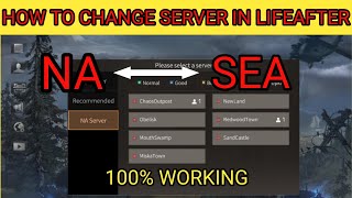 HOW TO CHANGE SERVER IN LIFEAFTER  CAPTAIN BLACK DEVIL  LIFEAFTER [upl. by Schoening70]