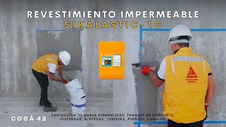 Revestimiento impermeable  Sikalastic 1c  Coba 42 [upl. by Azenav]