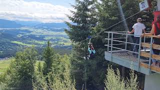 Zipline Kubínska hoľa [upl. by Nivaj]