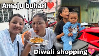 Amaju buhari gumnu goko 💖  Diwali ko shopping 🥰  Ghugni chat khako ✨ [upl. by Camilia543]