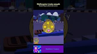 Helicopter Train Smash  Dumb ways to die in the sewers  Wobbly life [upl. by Ettennyl]