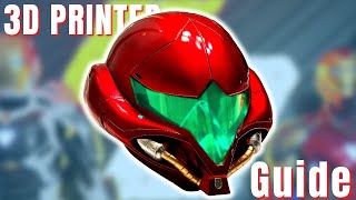 3D Printing Samus Aran’s New Helmet Metroid Dread Cosplay [upl. by Trevorr9]