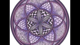 Pretty Purple Mandala [upl. by Dnomyad669]