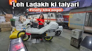 Mumbai to Leh Ladakh bike ride ki Taiyari Abh Hogi 🏔️Rudra is Back  RiderGirl Vishakha🇮🇳 [upl. by Alithia]