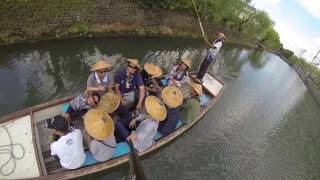 Boat Tour！ 福岡  水郷 柳川川下り GoPro HERO4 大東エンタープライズ [upl. by Mungo]