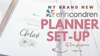 NEW Erin Condren Vertical Planner SetUp 2022 [upl. by Namrak744]